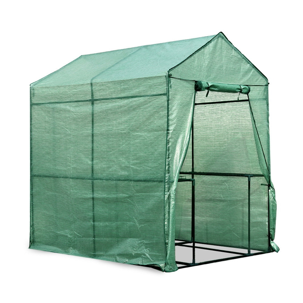 Greenfingers Greenhouse Garden Shed Green House 1.9X1.2M Storage Plant Lawn