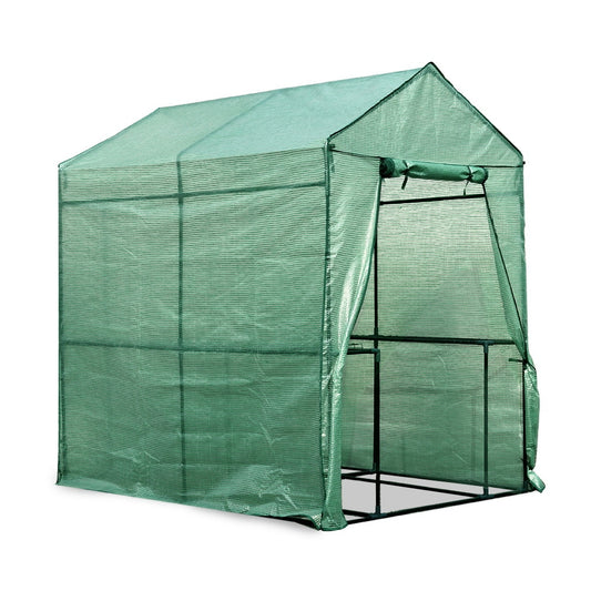 Greenfingers Greenhouse Garden Shed Green House 1.9X1.2M Storage Plant Lawn