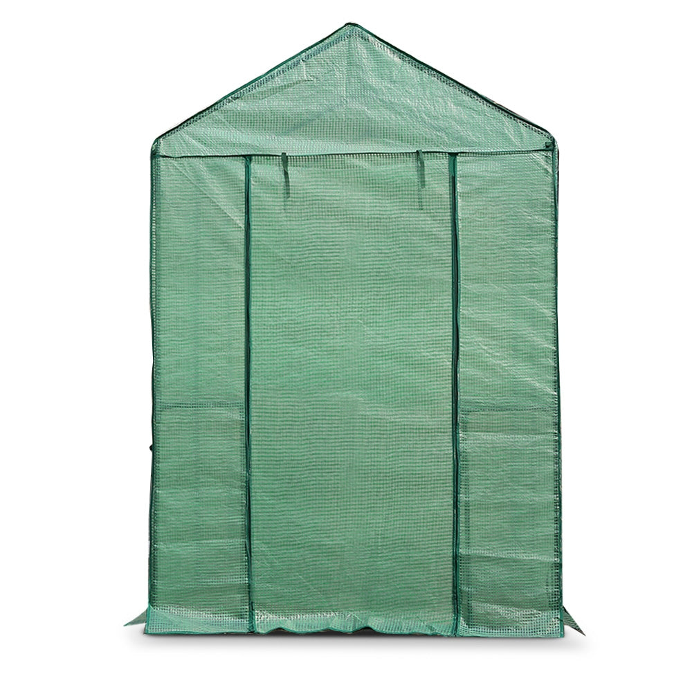 Greenfingers Greenhouse Walk in Garden Greenhouse with Removable PE Mesh Cover - Green 1.9m x 1.2m